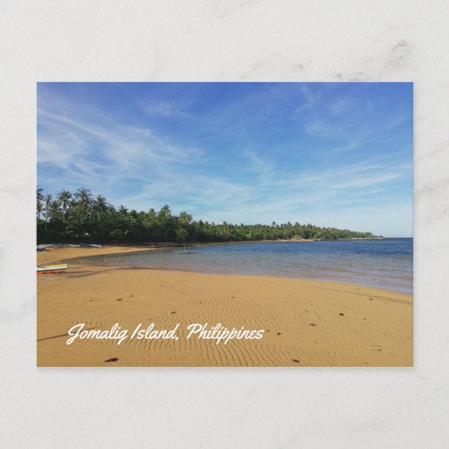 Postal Isla Jomalig, Filipinas (Anverso)