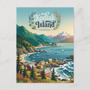 Postal Isla Kodiak Alaska