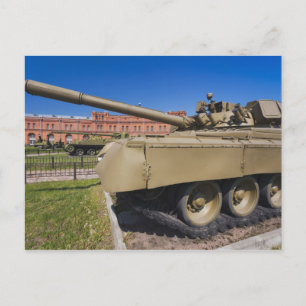 Postal Isla Kronverksky, Museo de la Artillería, tanques