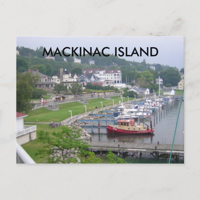POSTAL ISLA MACKINAC ISLAND MACKINAW ISLAND (Anverso)