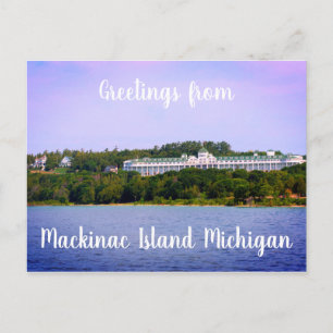 Postal Isla Mackinac Michigan