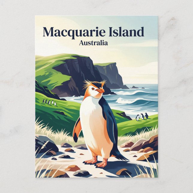 Postal Isla Macquarie Australia (Anverso)