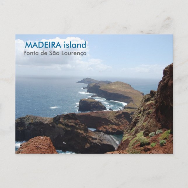 Postal Isla Madeira, Ponta de São Lourenço (Anverso)