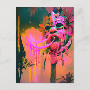 Postal Isla Mágica en el aire Ken Gage Tropical