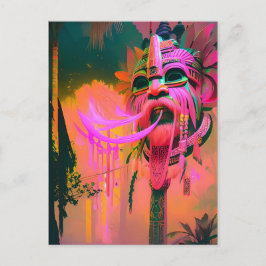 Postal Isla Mágica en el aire Ken Gage Tropical