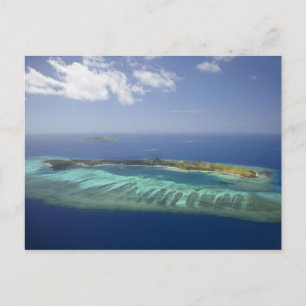 Postal Isla Mana y arrecife de coral, Islas Mamanuca