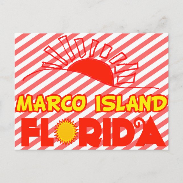 Postal Isla Marco, Florida (Anverso)