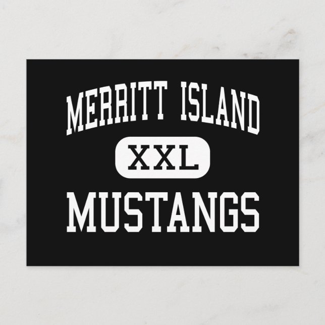 Postal Isla Merritt - Mustangs - High - Merritt Island (Anverso)