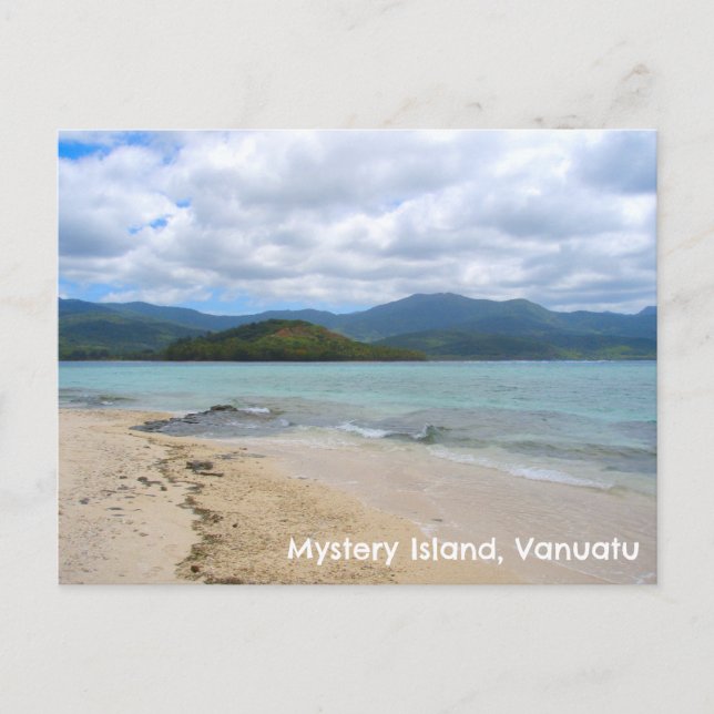 Postal Isla Misterio Postcard, Vanuatu. (Anverso)