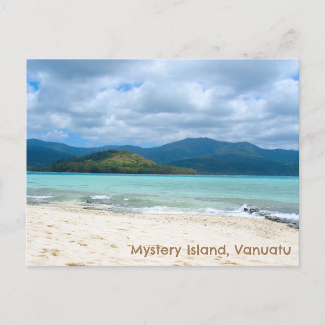Postal Isla Misterio Postcard, Vanuatu. (Anverso)