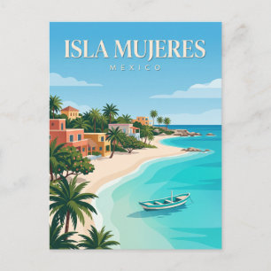 Postal Isla Mujeres México