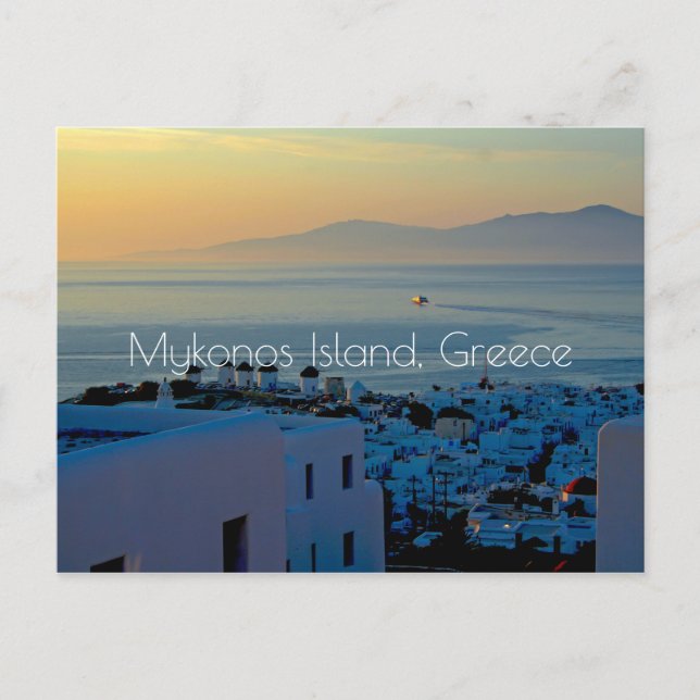 Postal Isla Mykonos (Anverso)