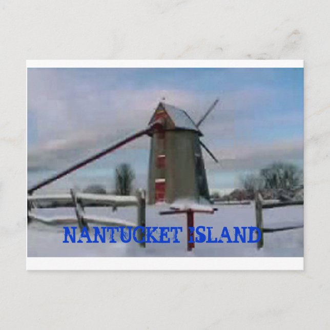 Postal Isla Nantucket (Anverso)