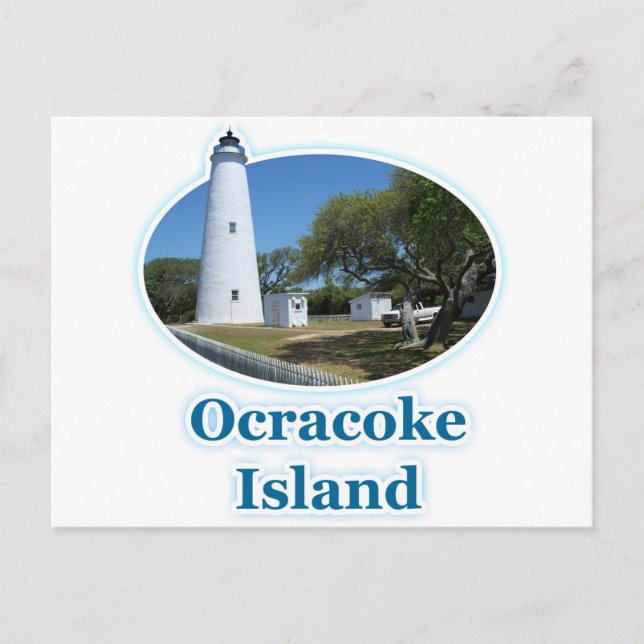 Postal Isla Ocracoke, Carolina del Norte (Anverso)