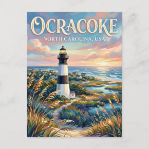 Postal Isla Ocracoke, Carolina del Norte EE. UU.