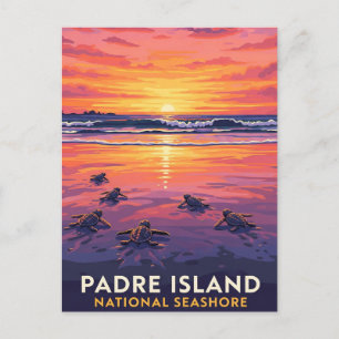 Postal Isla Padre de Texas