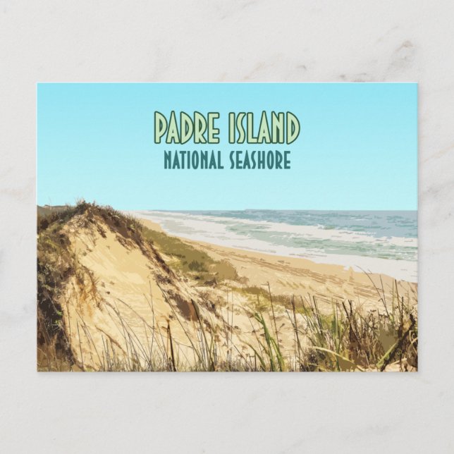 Postal Isla Padre Mar de Texas (Anverso)