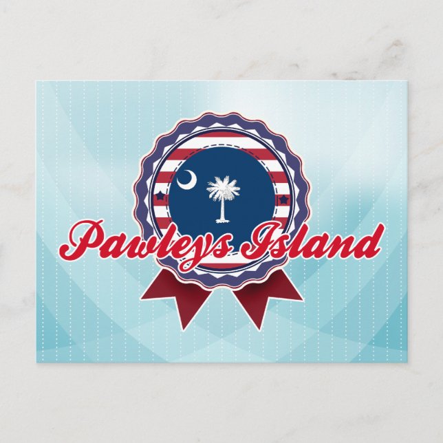 Postal Isla Pawleys, SC (Anverso)