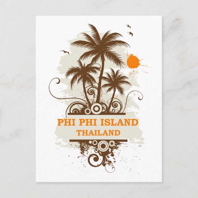 Postal Isla Phi Phi Tailandia (Anverso)