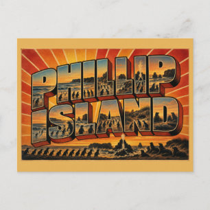Postal Isla Phillip Victoria Australia Isla de vida silve
