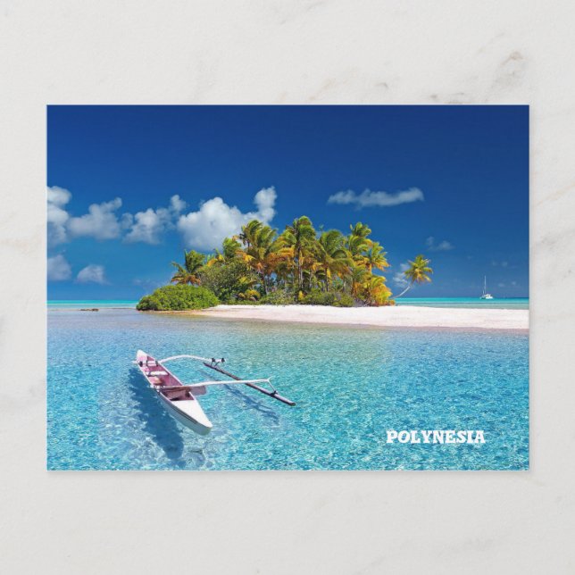 Postal Isla Polinesia (Anverso)