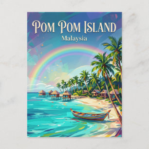 Postal Isla Pom Pom Malasia