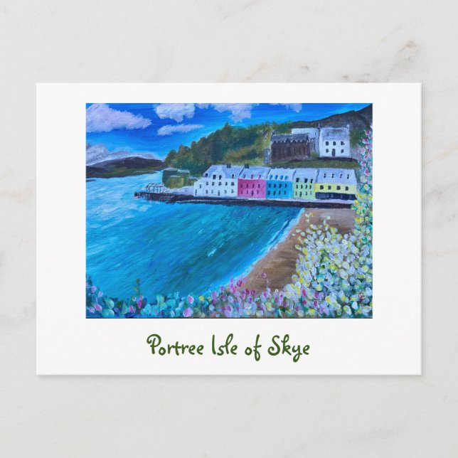 Postal Isla Portree de Skye (Anverso)