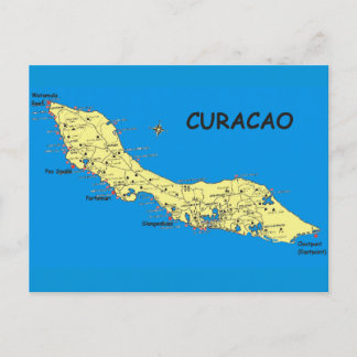 Postal Isla Postcard de Curazao al sol
