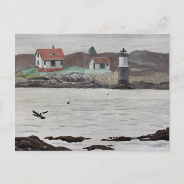 Postal Isla Ram Maine (Anverso)