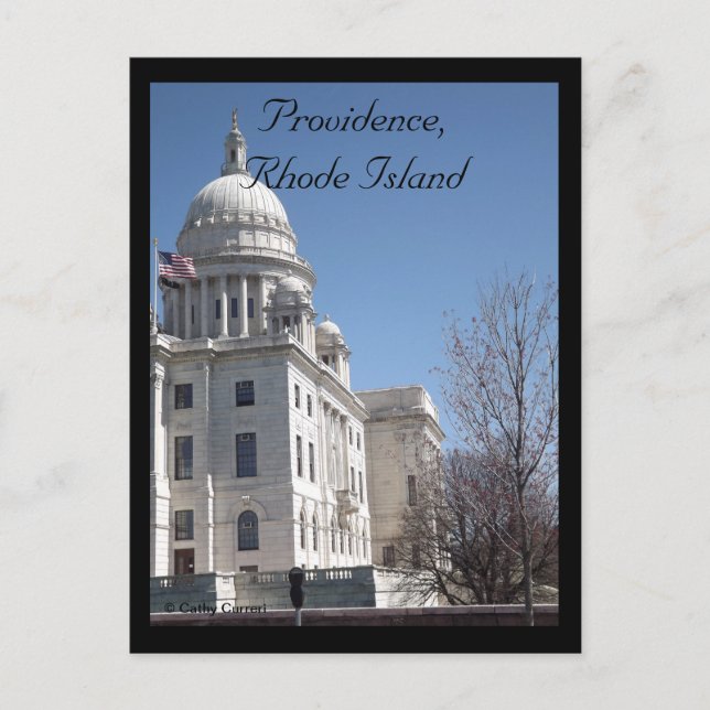 Postal Isla Rhode (Anverso)