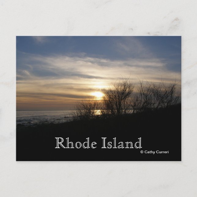 Postal Isla Rhode (Anverso)