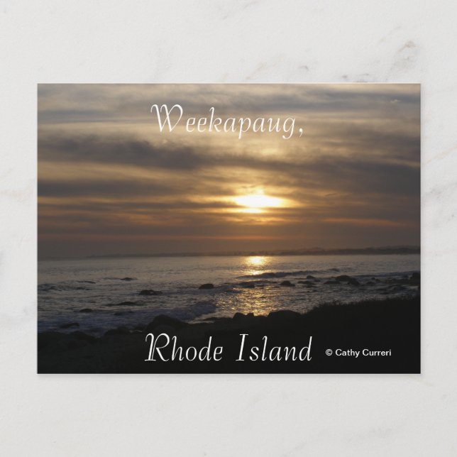Postal Isla Rhode (Anverso)