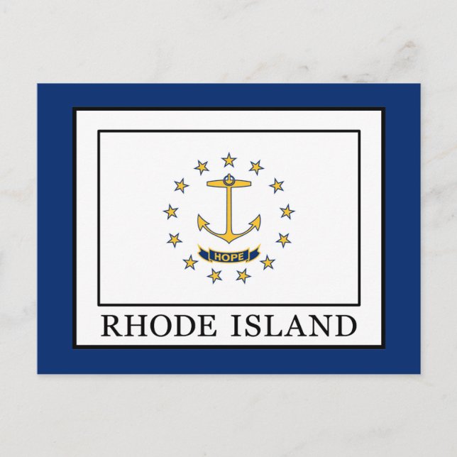 Postal Isla Rhode (Anverso)