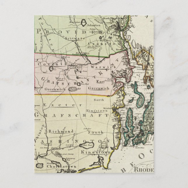 Postal Isla Rhode 2 (Anverso)