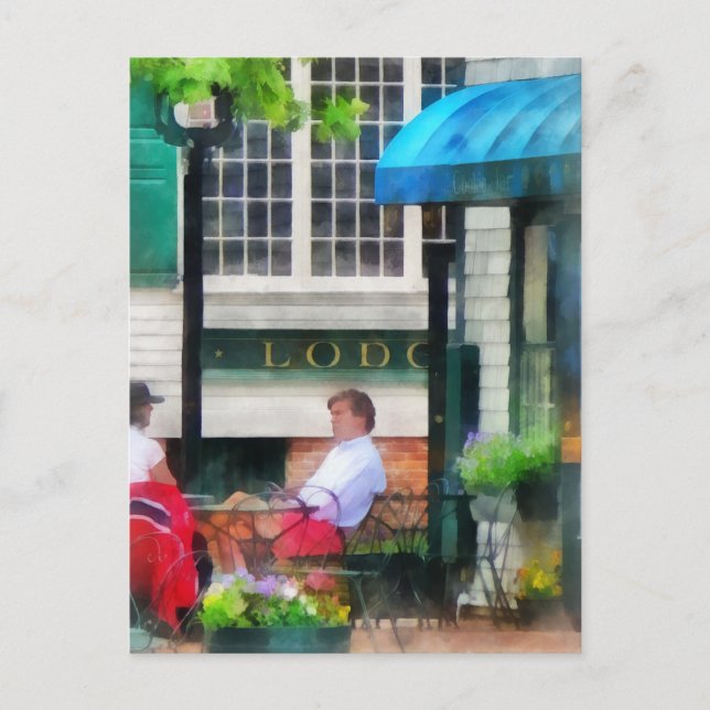 Postal Isla Rhode - Cafe Newport RI (Anverso)