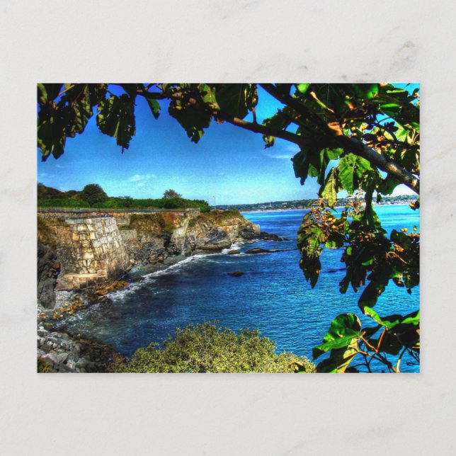 Postal Isla Rhode, Newport Cliff Walk - (Anverso)