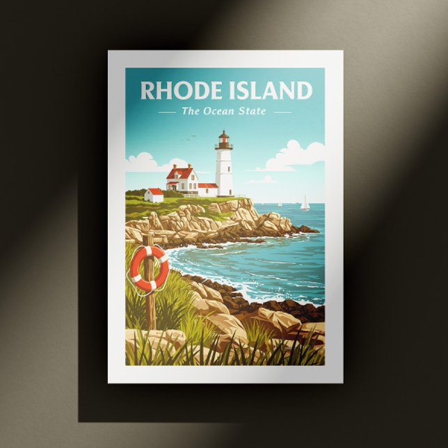 Postal Isla Rhode Vintage (Subido por el creador)