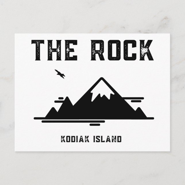 Postal Isla Rock Kodiak (Anverso)