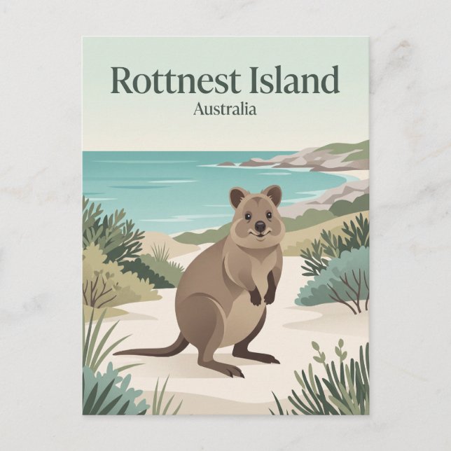 Postal Isla Rottnest Australia (Anverso)