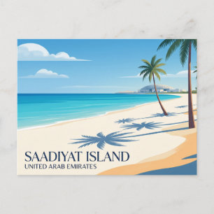 Postal Isla Saadiyat Emiratos Árabes Unidos