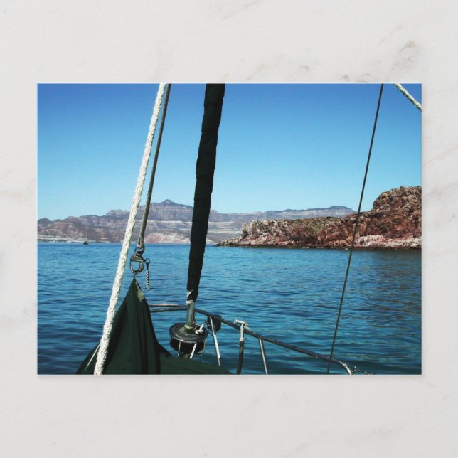 Postal Isla San Francisco, Baja California Sur, México (Anverso)