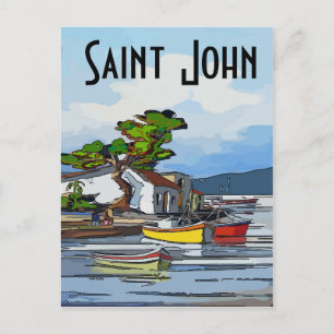 Postal Isla San Juan, edita texto