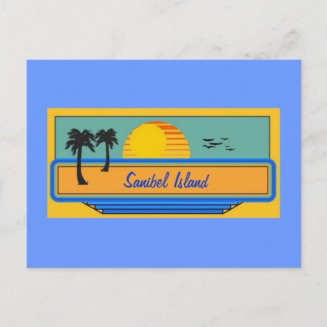 Postal Isla Sanibel Florida (Anverso)