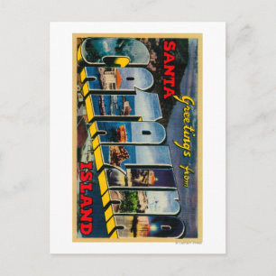 Postal Isla Santa Catalina, California