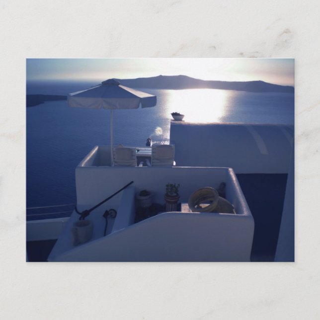 Postal isla Santorini Grecia (Anverso)