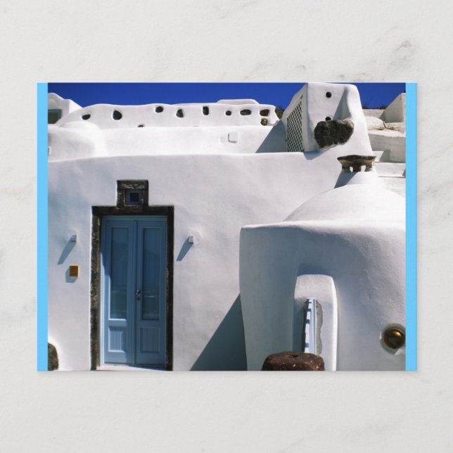 Postal Isla Santorini Grecia (Anverso)