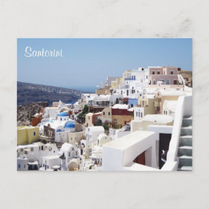 Postal Isla Santorini Grecia