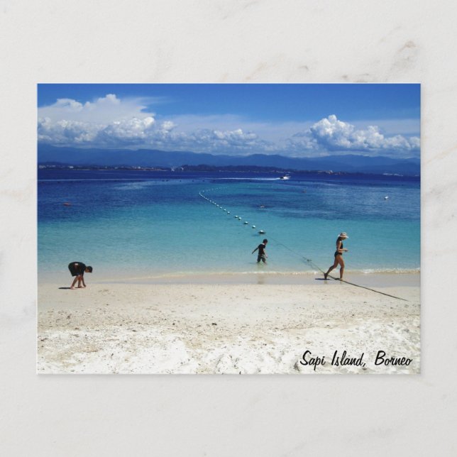 Postal Isla Sapi, Borneo (Anverso)