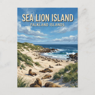 Postal Isla Sea Lion Islas Malvinas