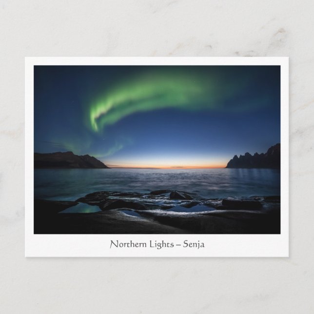 Postal Isla Senja, Noruega Septentrional (Anverso)
